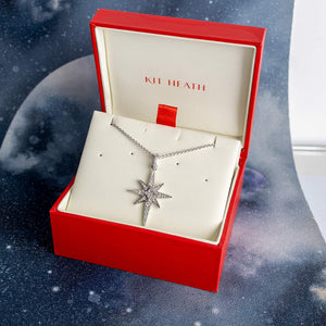 Céleste North Star Lux Pavé CZ 20" Necklace