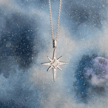 Load image into Gallery viewer, Céleste North Star Lux Pavé CZ 20&quot; Necklace
