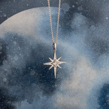 Load image into Gallery viewer, Céleste North Star Lux Pavé CZ 20&quot; Necklace
