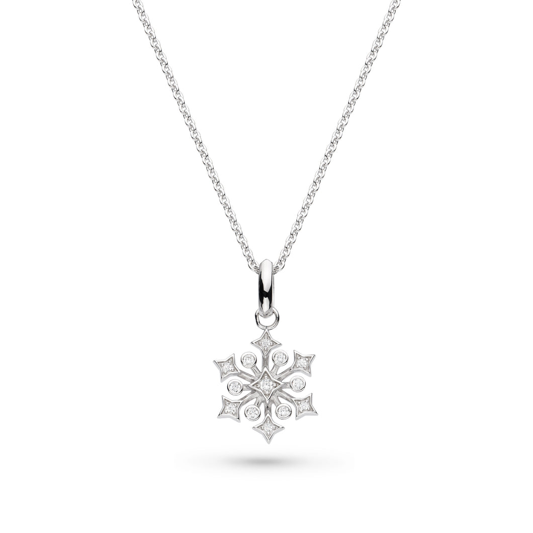 Céleste Astoria Snow Pavé Necklace
