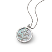 Load image into Gallery viewer, Céleste Astoria Family Tree Of Life Mother Of Pearl Necklace
