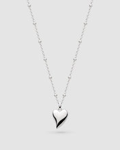 Load image into Gallery viewer, Desire Kiss Midi Heart Ball Chain Necklace
