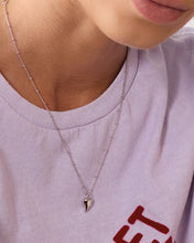 Load image into Gallery viewer, Desire Kiss Midi Heart Ball Chain Necklace
