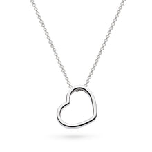 Load image into Gallery viewer, Love Silver Heart Outline Necklace
