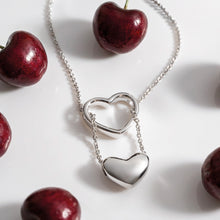 Load image into Gallery viewer, Big Love Silver Heart Necklace

