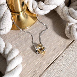 Marina Rope Knot Golden Necklace