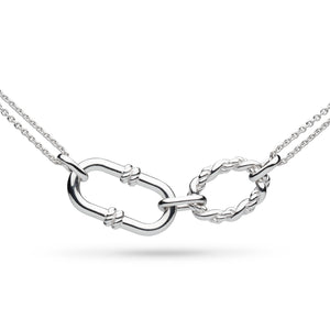 Marina Rope Link Duo Grande Twin Chain Necklace