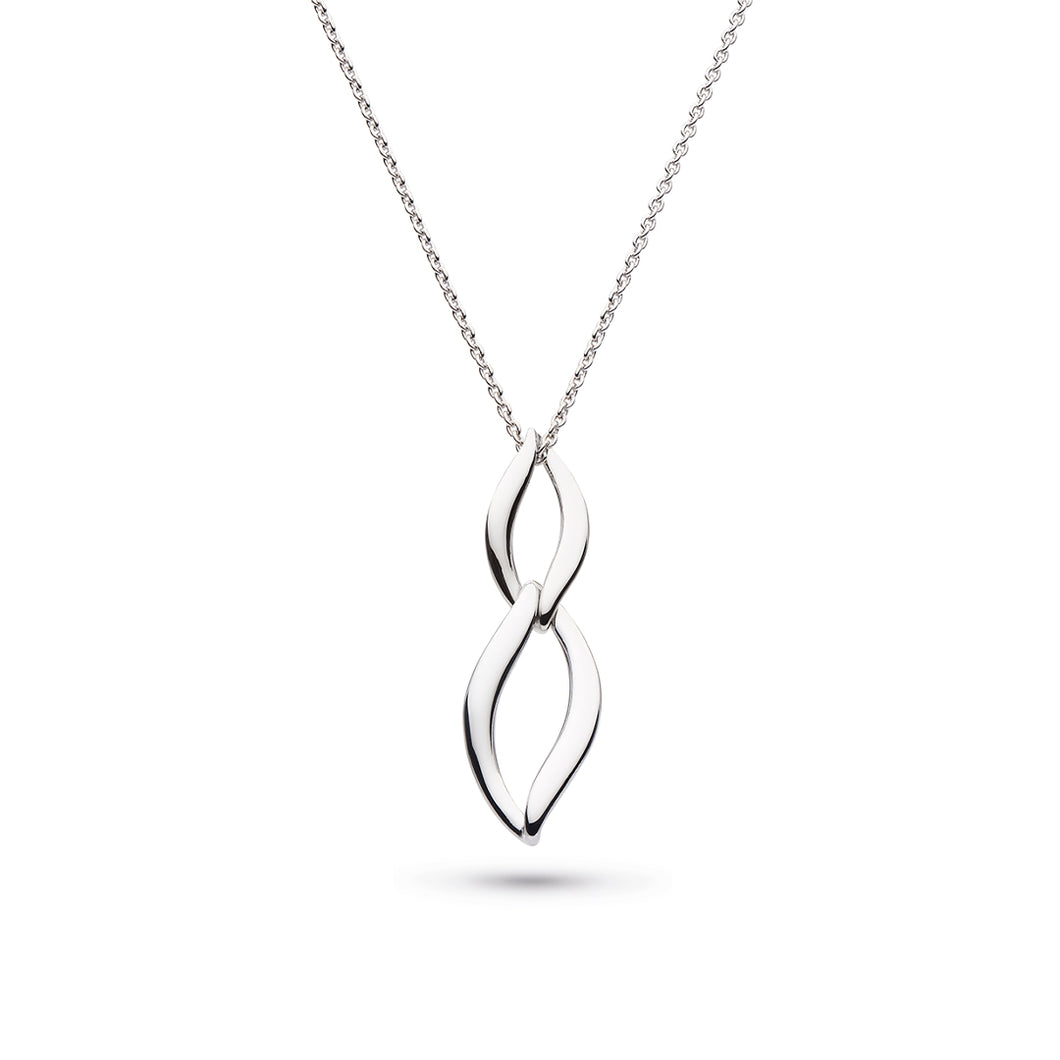 Entwine Twine Link Duo Petite Necklace