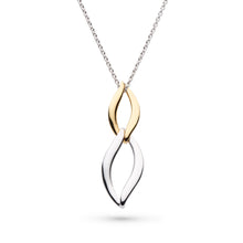 Load image into Gallery viewer, Entwine Twine Link Duo Golden Necklace
