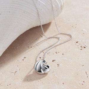 Océane Shell Echo Spiral Necklace