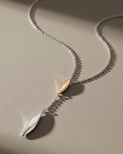 Load image into Gallery viewer, Glint Golden Two-Tone Lariat-Style Necklace
