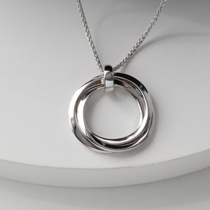 Bevel Trilogy Grande Link Slider Necklace