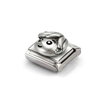 Load image into Gallery viewer, Composable Classic Link Dad In Oxidised Silver
