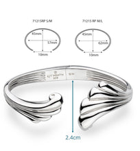 Load image into Gallery viewer, Océane Shell Echo Grande Hinged Bangle
