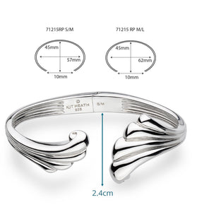 Océane Shell Echo Grande Hinged Bangle