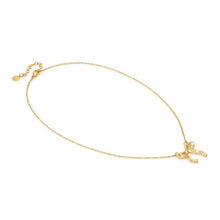 Load image into Gallery viewer, Ecclectica Necklace - Bow Yellow PVD
