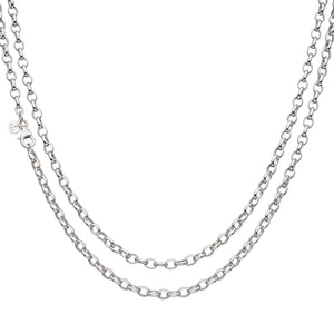 Revival Rolo Oval Link Chain Necklace