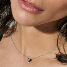 Load image into Gallery viewer, Petit Sparkle Necklace - Heart Silver
