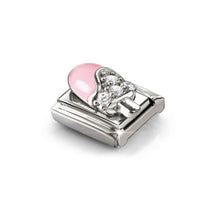 Load image into Gallery viewer, Composable Classic Link Ice Cream In Silver Enamel and Stones
