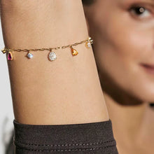 Load image into Gallery viewer, Precious Moves Bracelet - 18k Gold Plated Multi Cubic Zirconia
