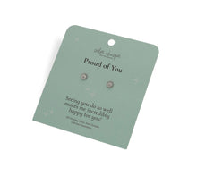 Load image into Gallery viewer, Silver Whisper - Proud Of You Earrings
