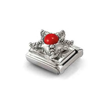Load image into Gallery viewer, Composable Classic Link Silver Red Coral Starfish
