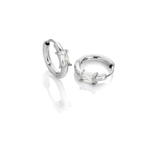 Load image into Gallery viewer, Wanderlust Waterproof Stone Set Hoops
