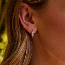 Load image into Gallery viewer, Wanderlust Waterproof Stone Set Hoops
