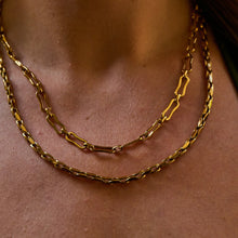 Load image into Gallery viewer, Braid Waterproof Necklace - Gold Plated
