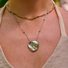 Load image into Gallery viewer, Riviera Waterproof Disc Necklace
