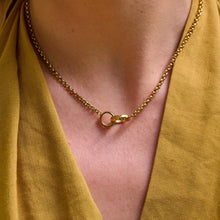 Load image into Gallery viewer, Interlocking Circles Waterproof Necklace - Gold Plated
