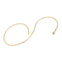 Load image into Gallery viewer, Paperclip Waterproof Necklace - Gold Plated

