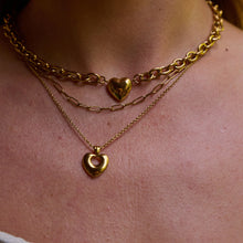 Load image into Gallery viewer, Paperclip Waterproof Necklace - Gold Plated
