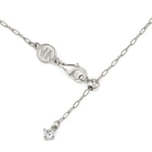Load image into Gallery viewer, Precious Moves Necklace - Silver Clear Cubic Zirconia Hearts

