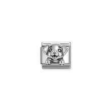 Load image into Gallery viewer, Composable Classic Link Dog In Oxidised Silver
