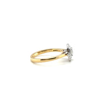 Load image into Gallery viewer, 18ct Gold Brilliant Cut Diamond Halo Ring
