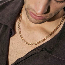 Load image into Gallery viewer, Bold Steel Necklace - 18K Plated
