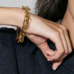 Ecclectica Bracelet - Chunky Chain Yellow PVD