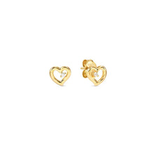 Load image into Gallery viewer, Dream Beats Earrings - Heart 18K Plated
