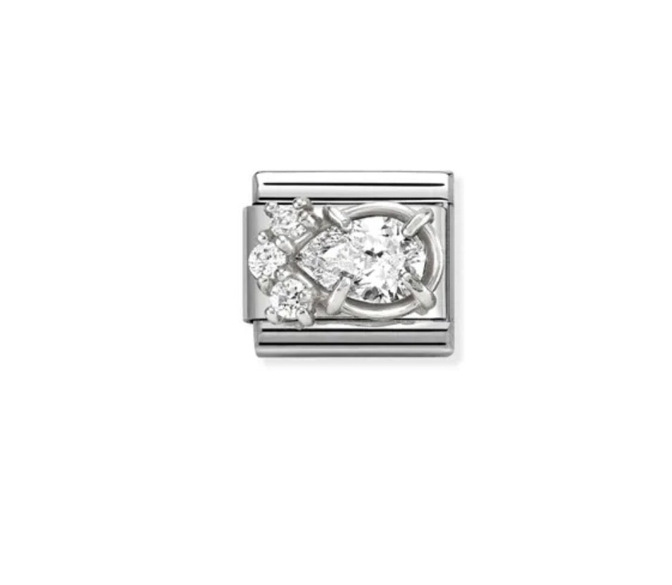 Composable Classic Link White Drop