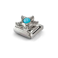 Load image into Gallery viewer, Composable Classic Link Silver Turquoise Starfish
