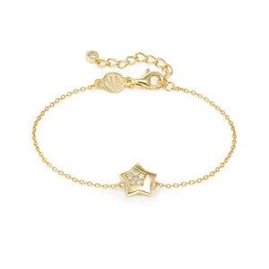 Petit Sparkle Bracelet - Star 18K Plated