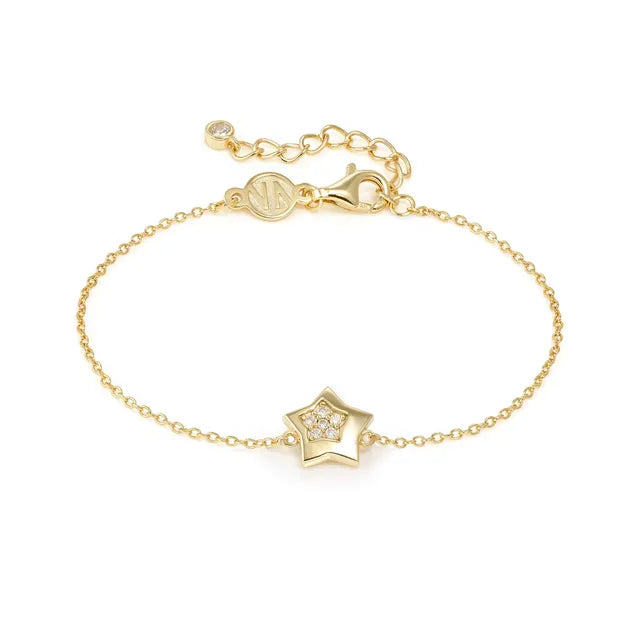Petit Sparkle Bracelet - Star 18K Plated