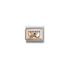 Load image into Gallery viewer, Composable Classic Link Friends Pinky Promise On Bonded Rose Gold
