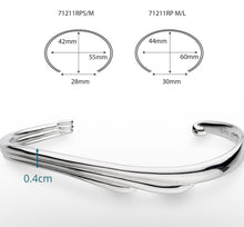 Load image into Gallery viewer, Océane Shell Wave Bangle
