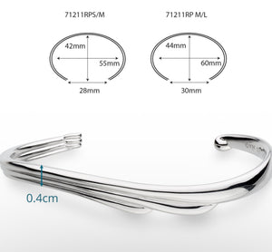 Océane Shell Wave Bangle