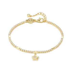 Petit Sparkle Tennis Bracelet - Star 18K Plated