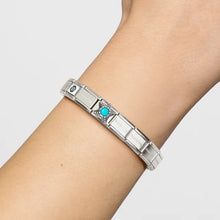 Load image into Gallery viewer, Composable Classic Link Silver Turquoise Starfish
