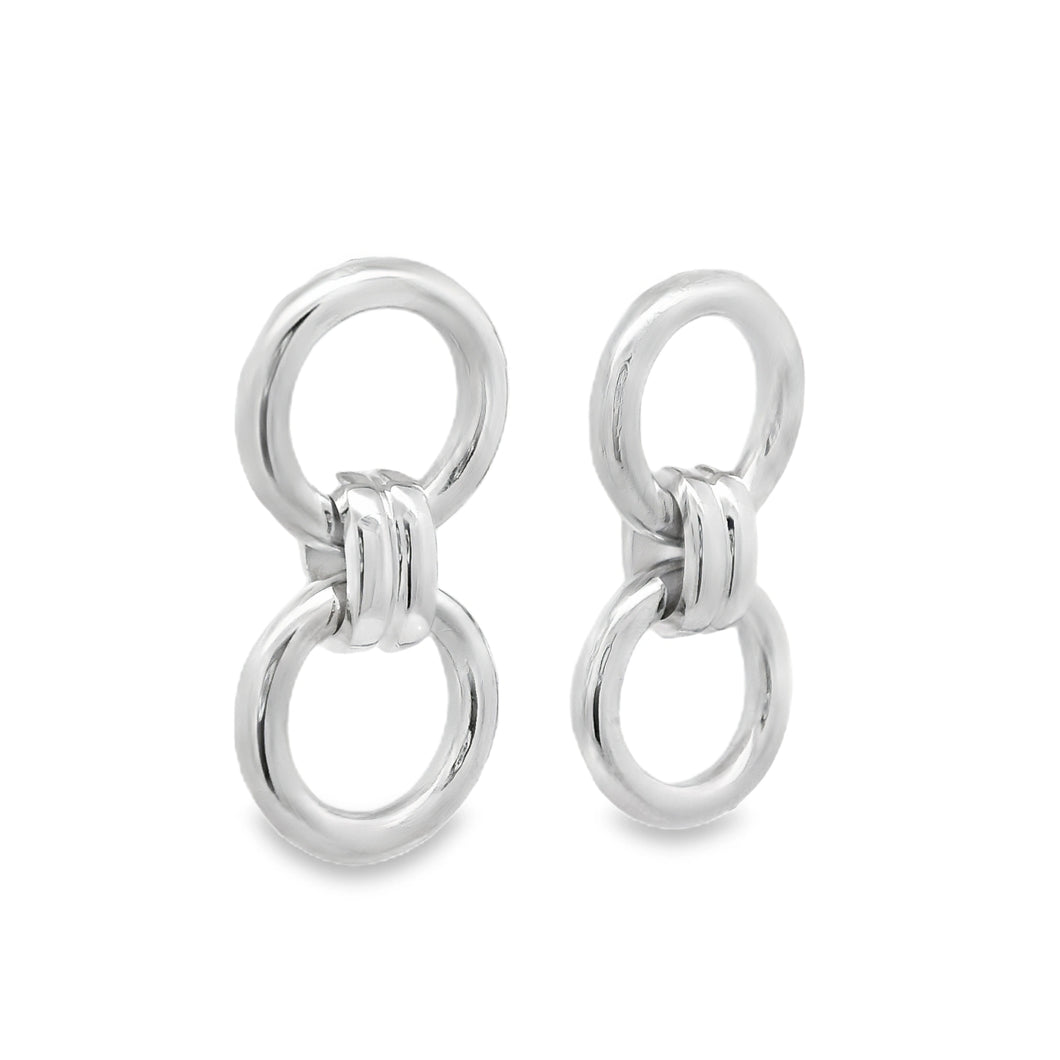 Silver Circles Earrings