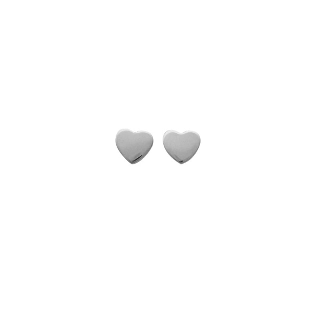 Silver Heart Earrings